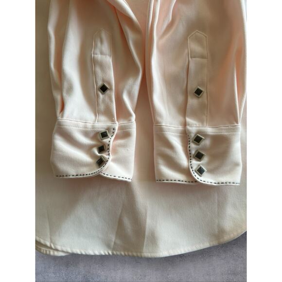Vtg Roper Western Pearl Snap Shirt Men's Size Medium Pastel Pink Cowboy Wear - Picture 4 of 10